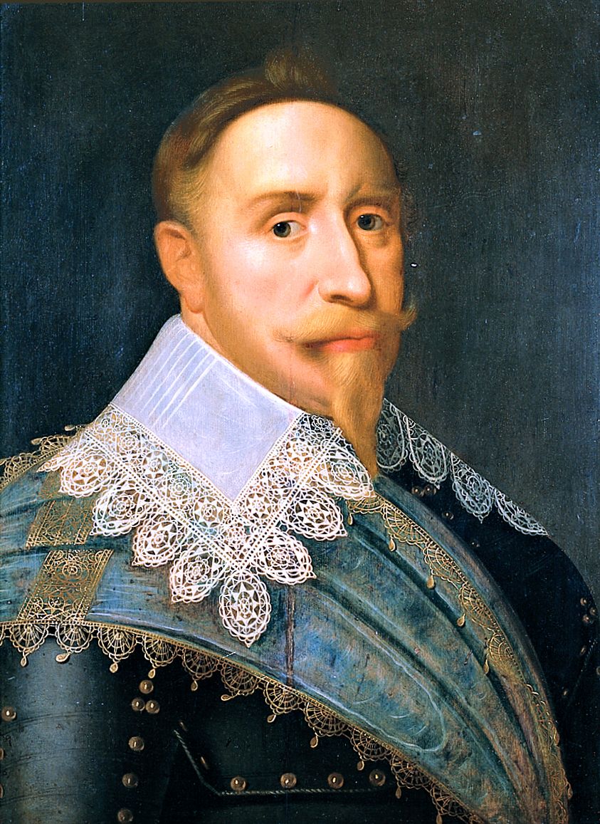 Porträtt av Gustav II Adolf, 1624 Hofnaegel Porträtt av Gustav II Adolf, 1624 Hofnaegel